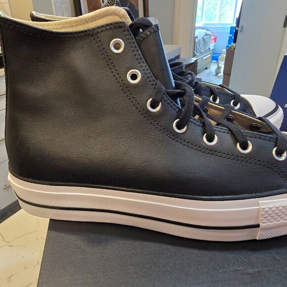 Converse Chuck Taylor All Star Lift High Black/White Mens 10 Womens 11.5 56175C - Picture 5 of 9